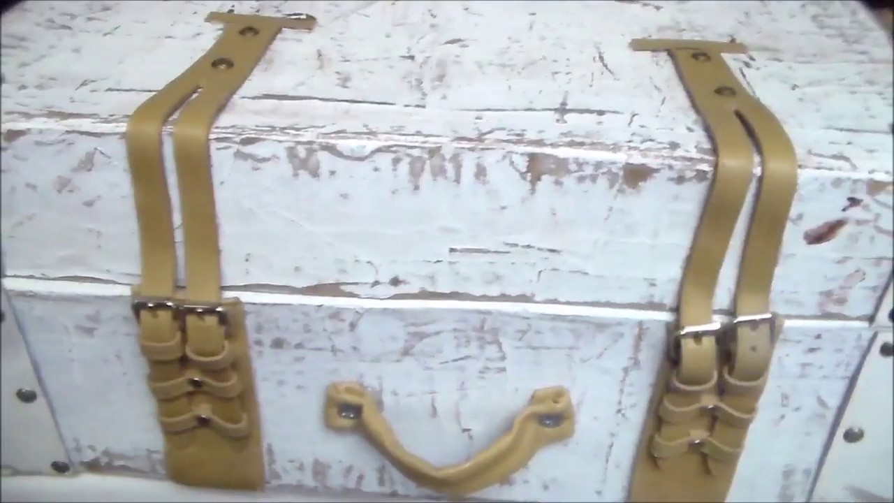 Vintage cardboard suitcase,
