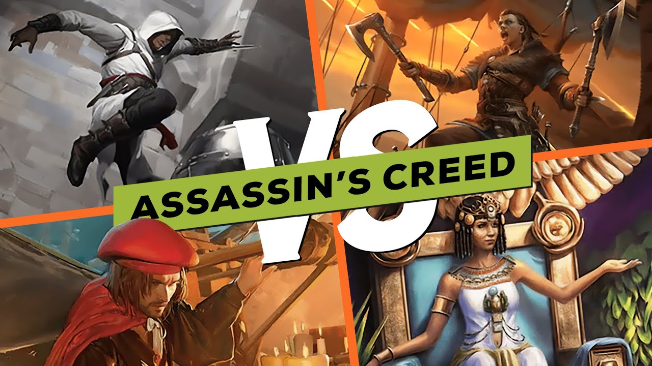 Altair, Eivor, Cleopatra, Leonardo da Vinci | Assassin's Creed Commander Gameplay