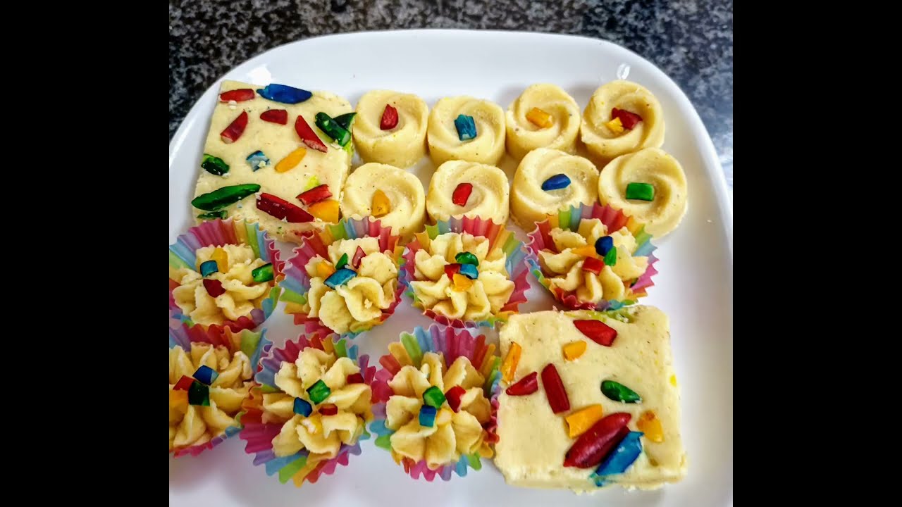 Creamy Burfee with klim made by Fathima