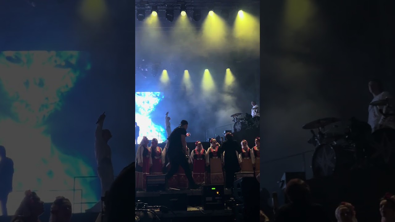 Bring Me The Horizon - Parasite Eve intro with Bulgarian choir, Hills of Rock 26.7.2024