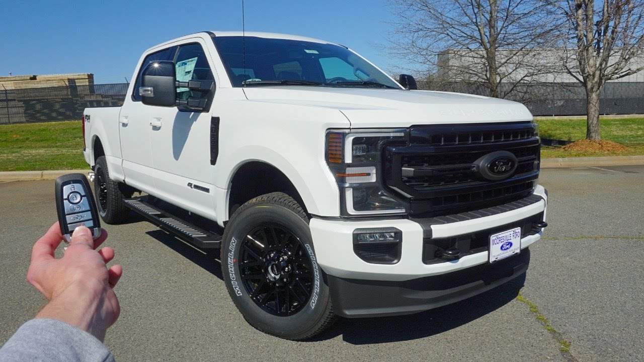 2020 Superduty Ford F-250 Lariat: Start Up, Test Drive, Walkaround and Review