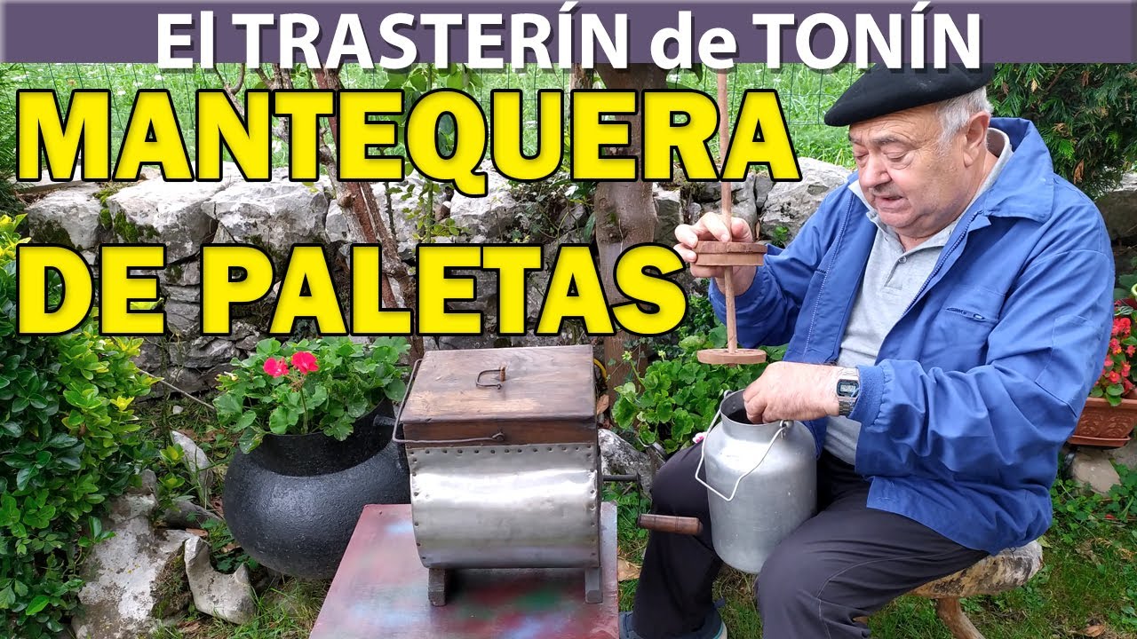 MANTEQUERA DE PALETAS. Proceso de fabricaci&oacute;n de la mantequilla y la manteca.