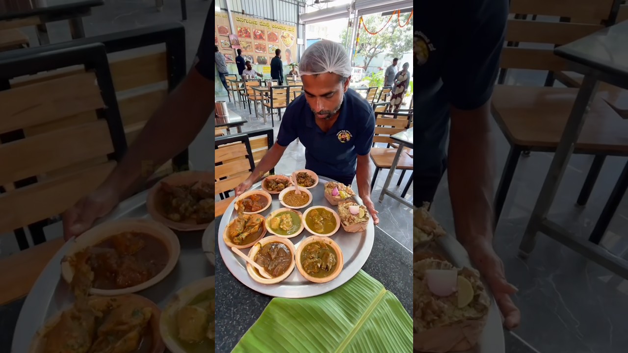🌶️🤓Spicy Nonveg meal..! 🧐Thoogudeepa Donne Biryani Mane🥵