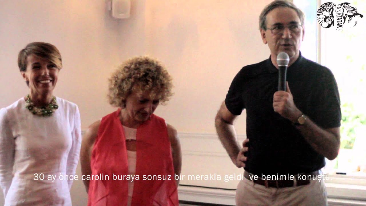 Orhan Pamuk Büyükada'da konuşuyor 14.İstanbul Bienali