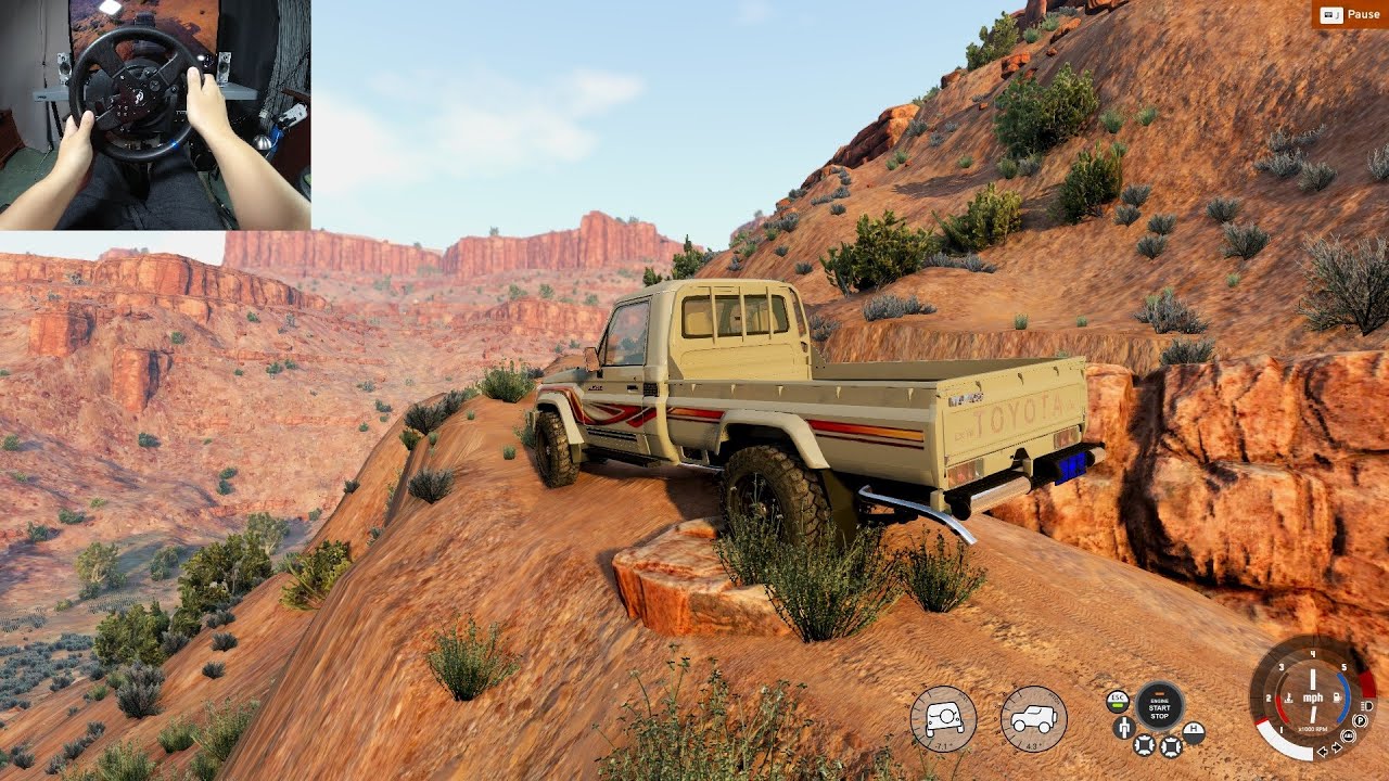 Toyota Land Cruiser J79 Offroad BeamNG.drive - Thrustmaster T300