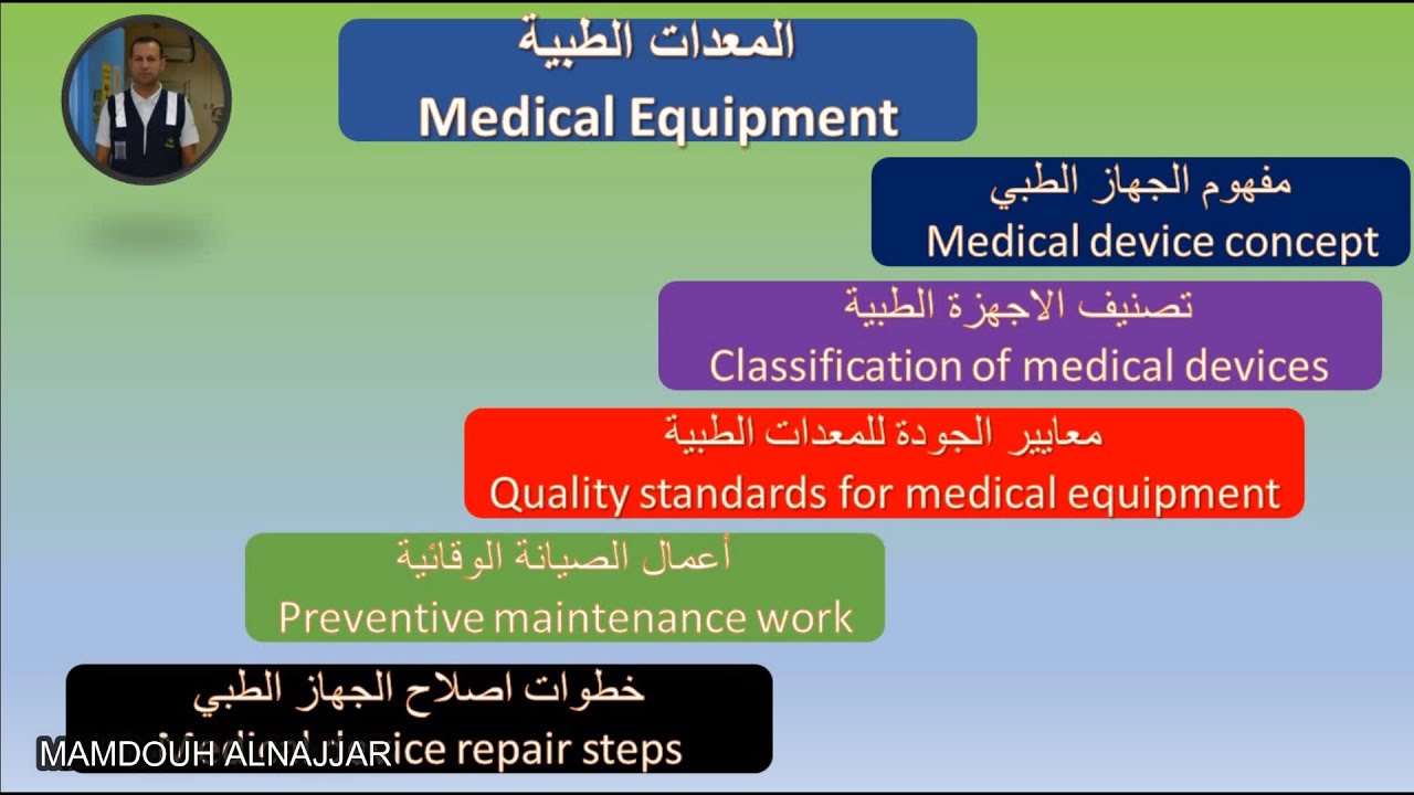 الجزء الاول من شرح الاجهزة الطبيةThe first part of explaining medical devices
