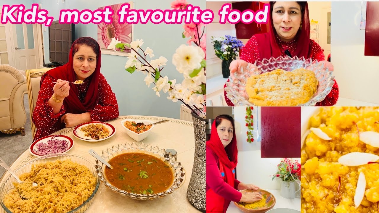 How To Make Chana Rice & Red Kidney Beans | Easy Chana Pulao Recipe | Semolina Makandi Halwa,