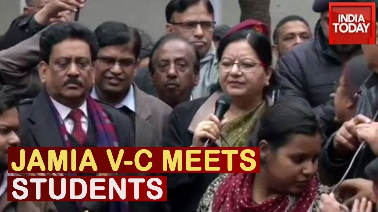 Jamia V-C Meets Students, Assures Court Interrogation Against Delhi Police's Action