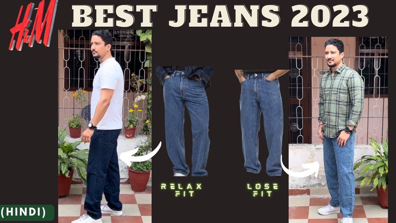 H&M Best Relaxed Fit jeans | lose fit jeans | In 2023 |  Hindi
