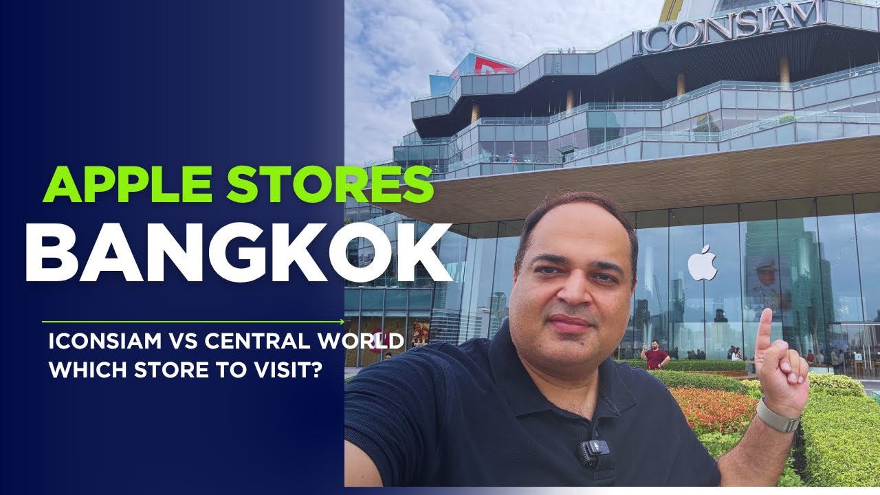 Wycieczka do Apple Store w Bangkoku + sprawdzenie cen 🇹🇭 | Iconsiam kontra CentralWorld
