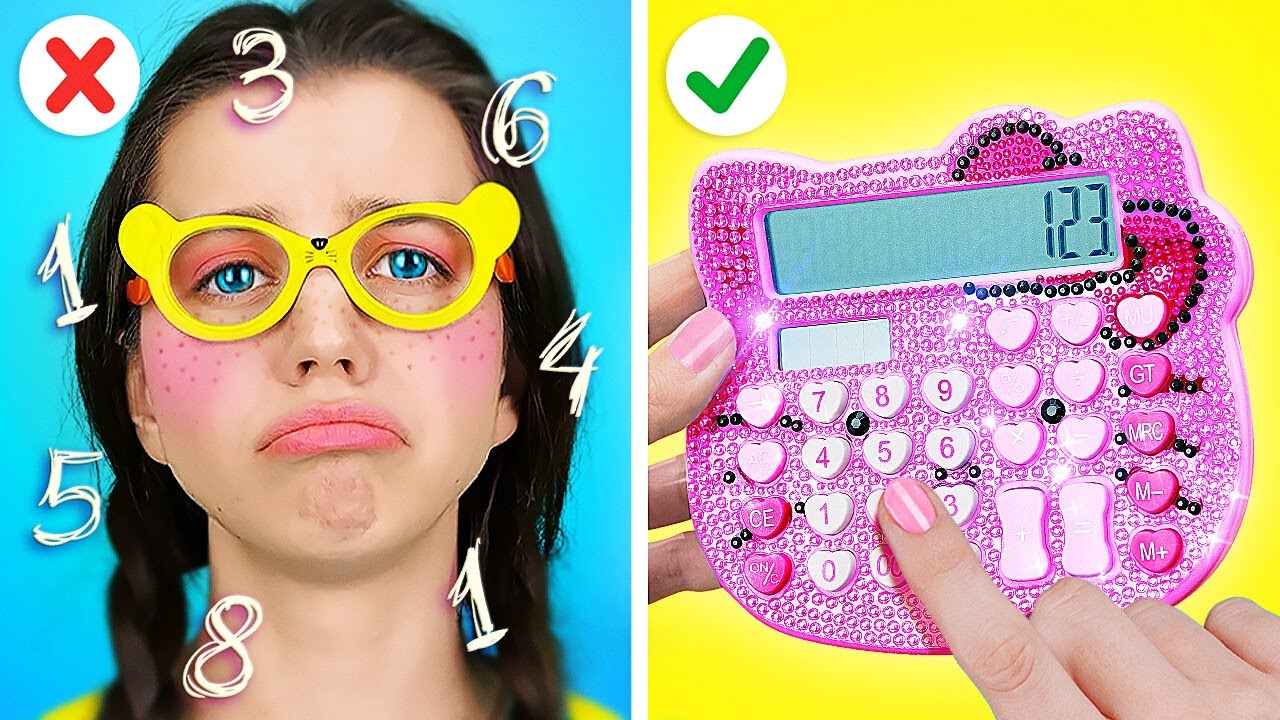 إمدادات مدرسية عبقرية من الكرتون! مستلزمات المدرسة المهدئة للتوتر من YOWZA POP