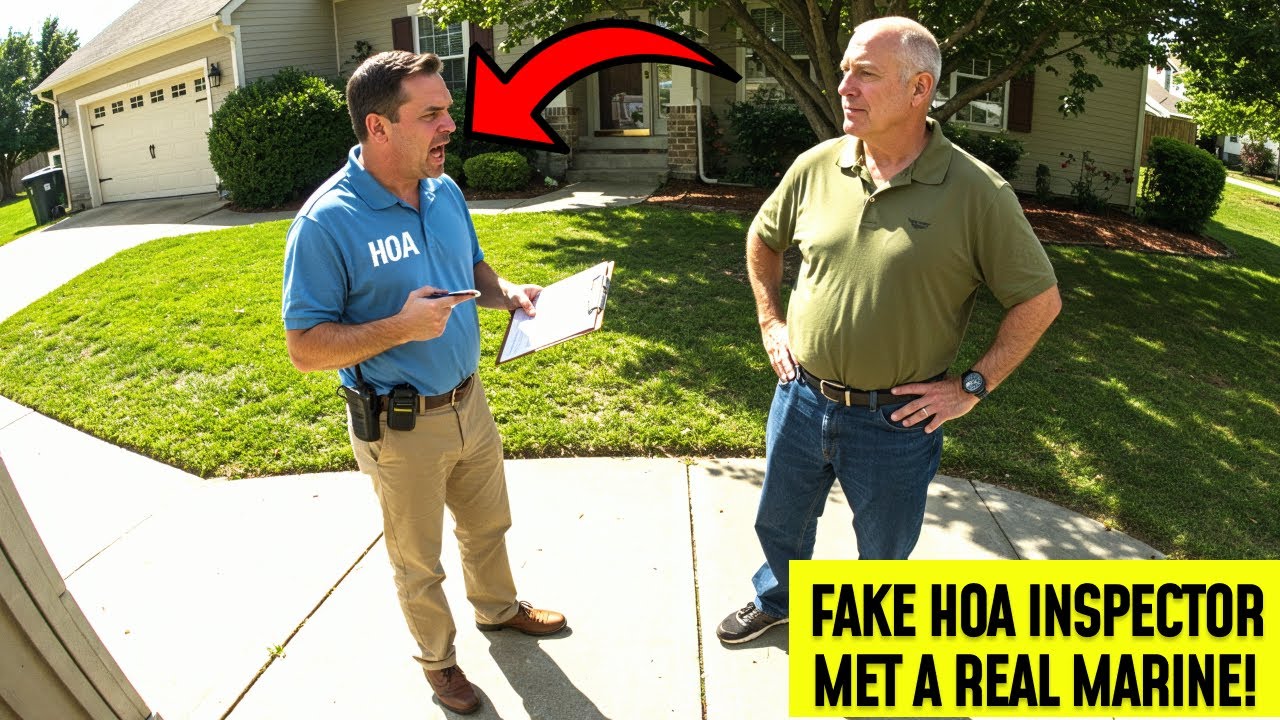 Fake HOA Inspector Came to Fine Me&mdash;But I'm a Retired Marine!