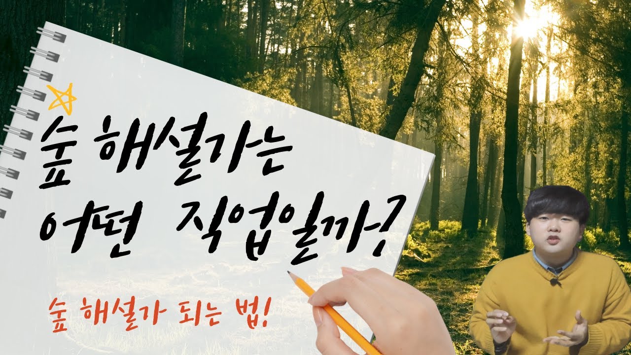 숲해설가는 어떤 직업일까? [숲해설가 자격증 따는법!]