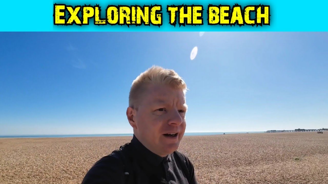 Hastings beach and sea front