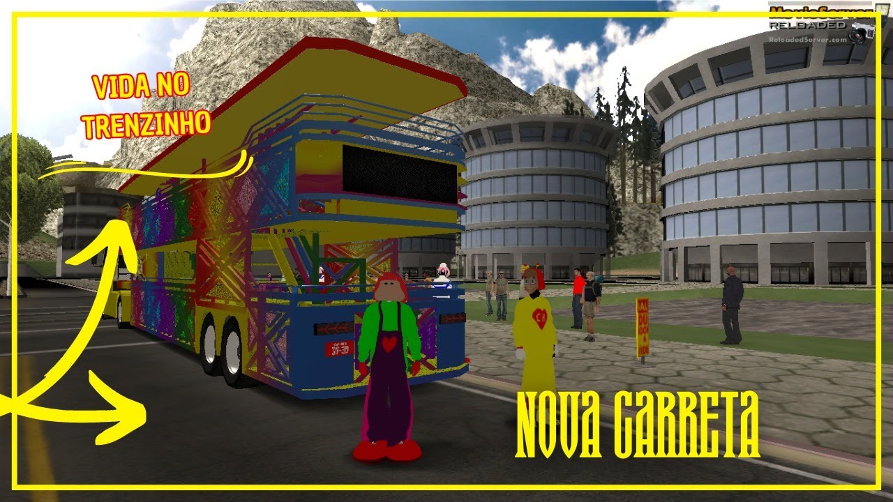 GTA TRENZINHOS - VIDA REAL | DANÇANDO NA NOVA CARRETA EXPRESSO! - #05