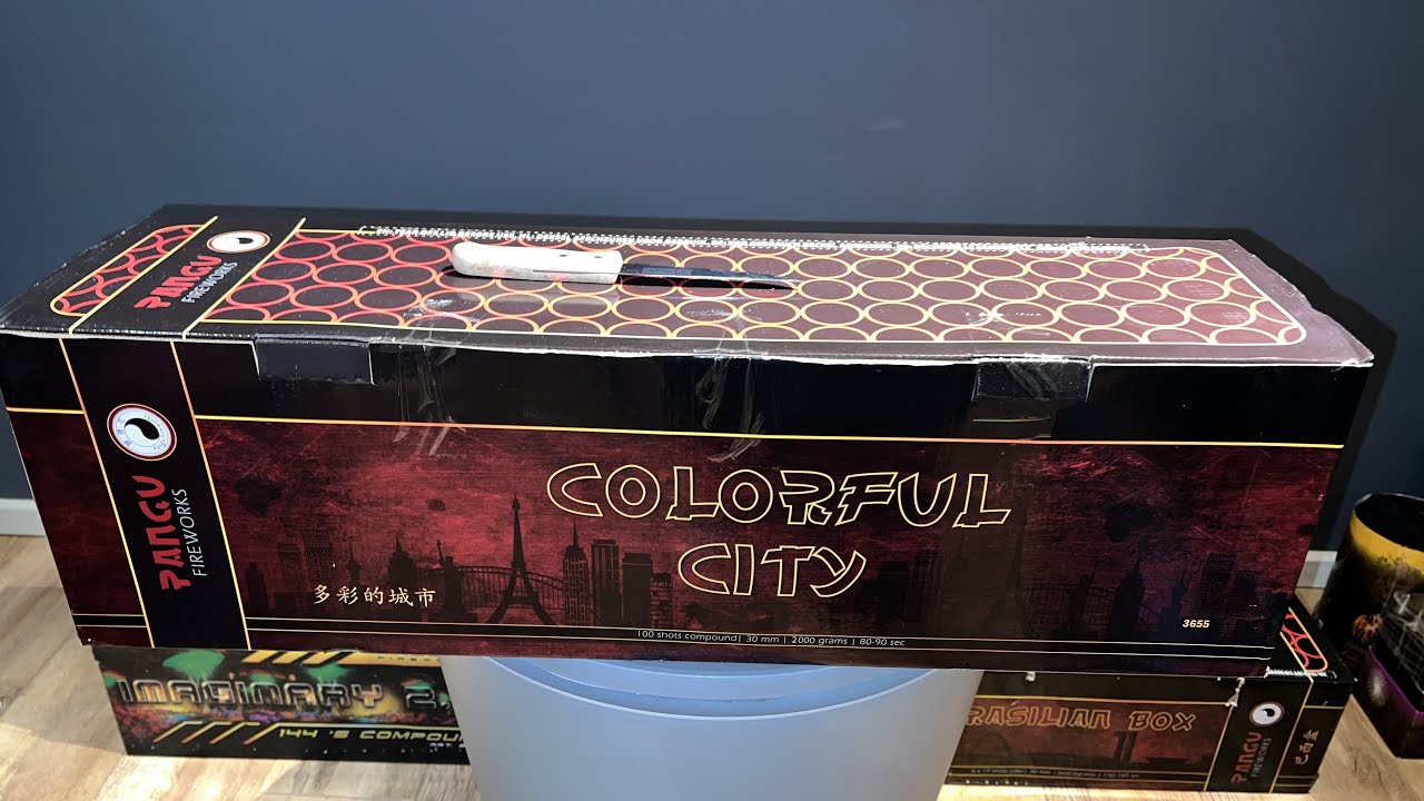 Colorful City : Pangu Fireworks : 100 Shots : Compound : Batch 2020 : Straatfilm