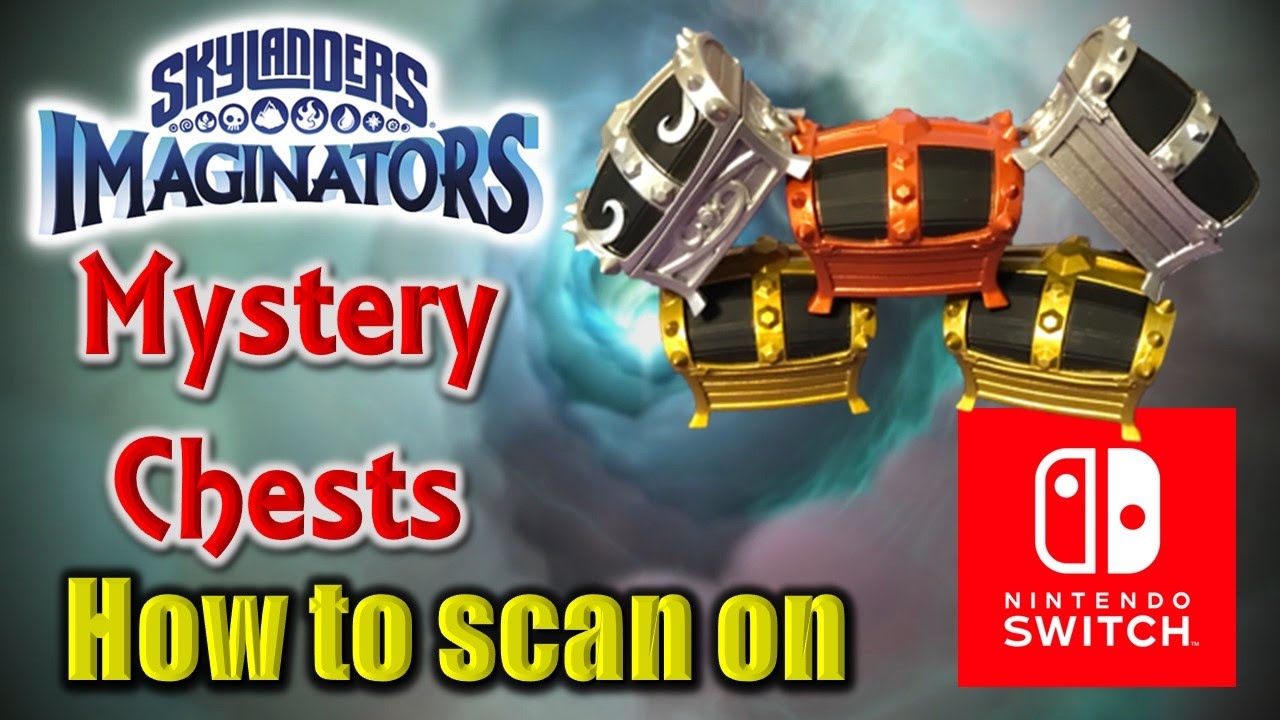 Skylanders Imaginators - How to scan in Mystery Imaginite Chests on Nintendo Switch