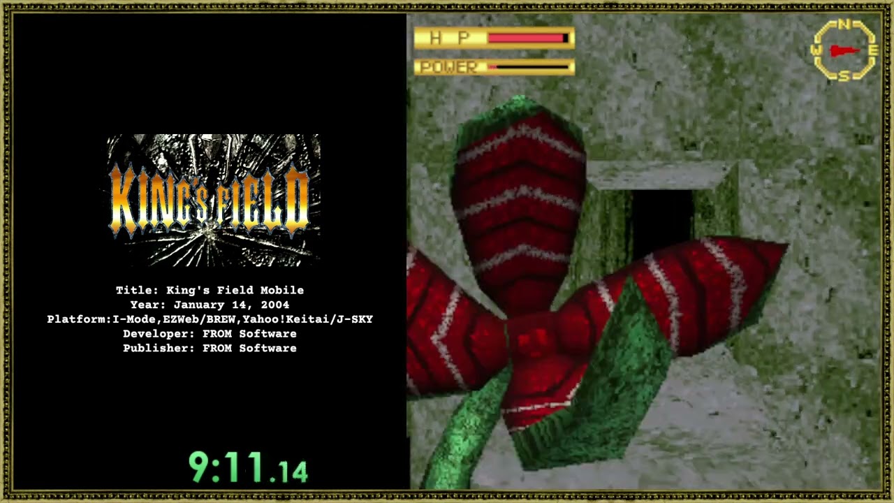 King's Field Mobile Any% Speedrun in 49:14 by ImJecht