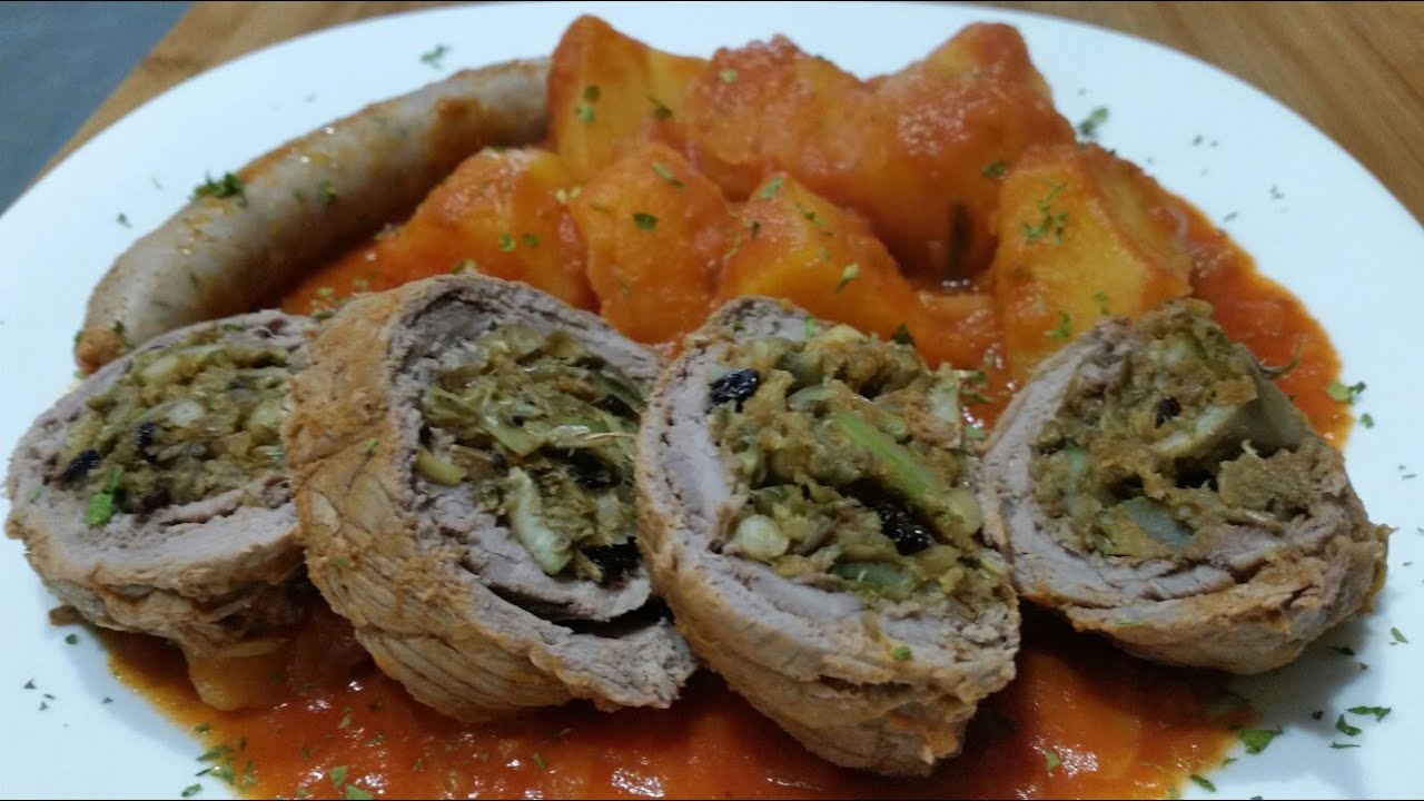BRUCIULUNI SICILIANO , BRACIOLONE IN PADELLA