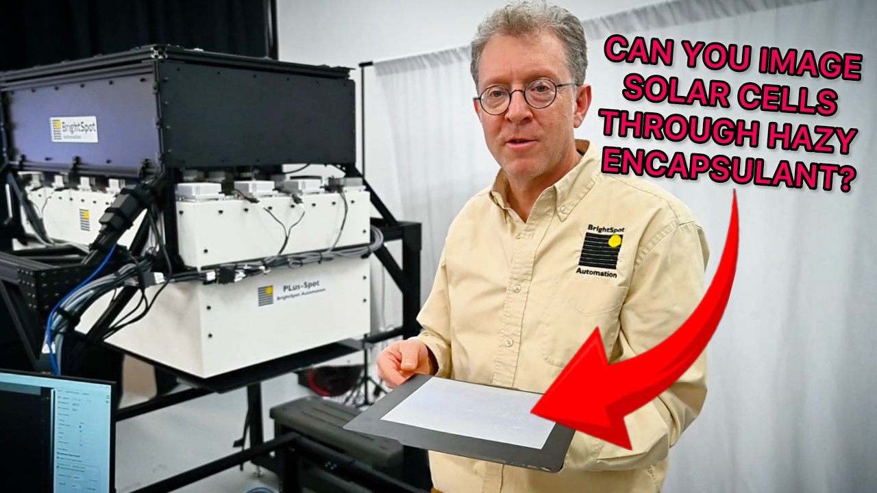 Can You Image Solar Cells Through Hazy Encapsulant? PL Imaging Says Yes