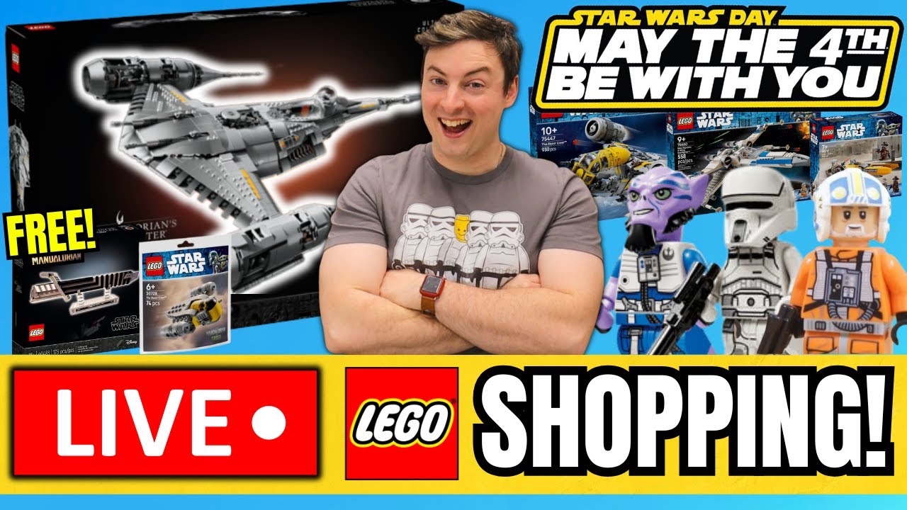Прямая трансляция LEGO Star Wars &laquo;Полуночная вечеринка покупок&raquo; 1 мая! Акция &laquo;Темный меч&raquo;!