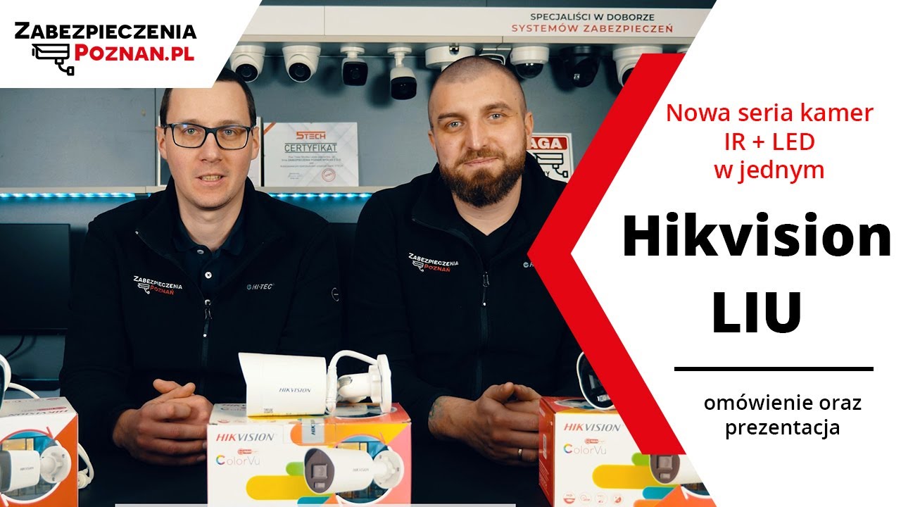 Nowa seria kamer Hikvision LIU - Podczerwień + LED w jednym