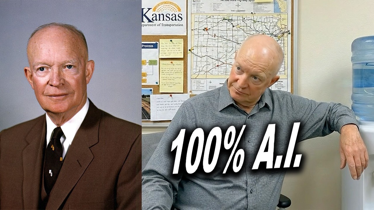 American Historical Figures as Boring Modern People (A.I. Video)