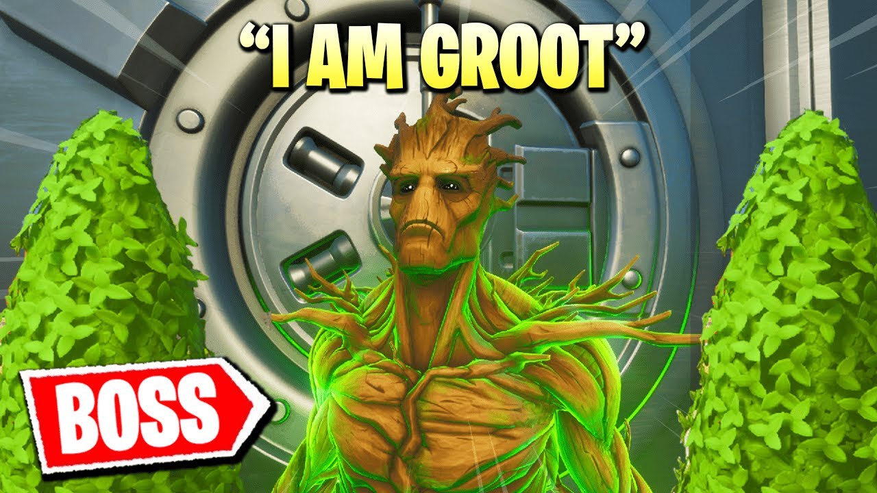 I Pretended I'm Boss GROOT in Fortnite