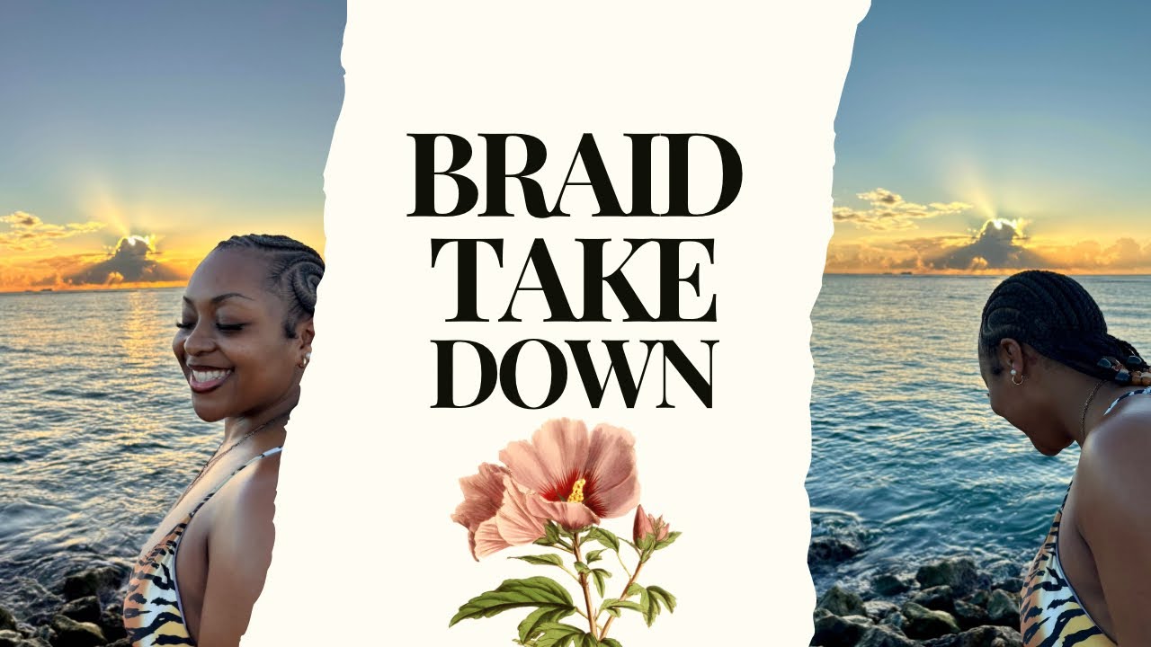 Braid take down routine with @vo5 @taliahwaajid 