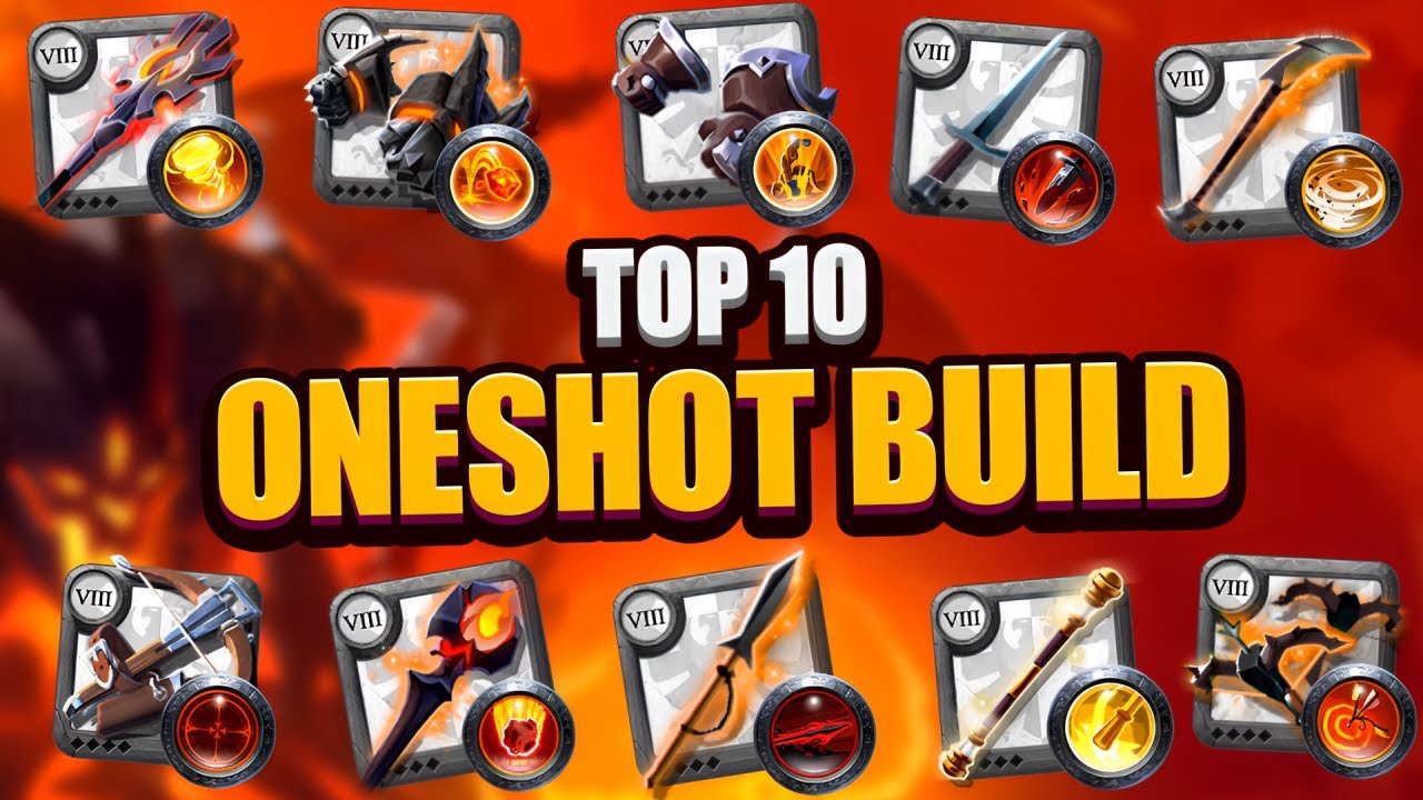 Top 10 Best One Shot Build😋😋  Corrupted Dungeon #albiononline