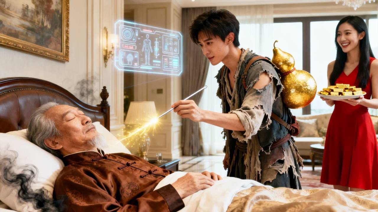窮乞丐受辱，意外覺醒“神醫系統”，一針讓病危首富起死回生！美女總裁當場下跪求婚！ #drama