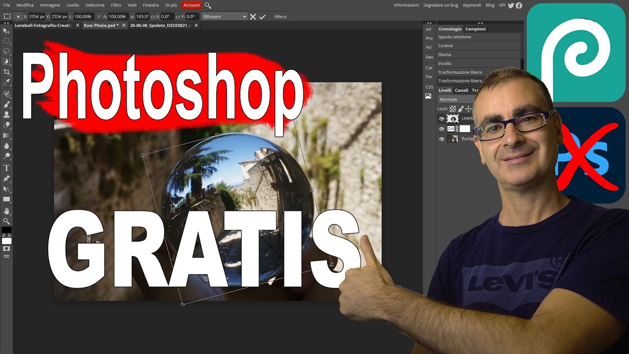 Photopea: l'Alternativa a Photoshop GRATIS - Tutorial Italiano