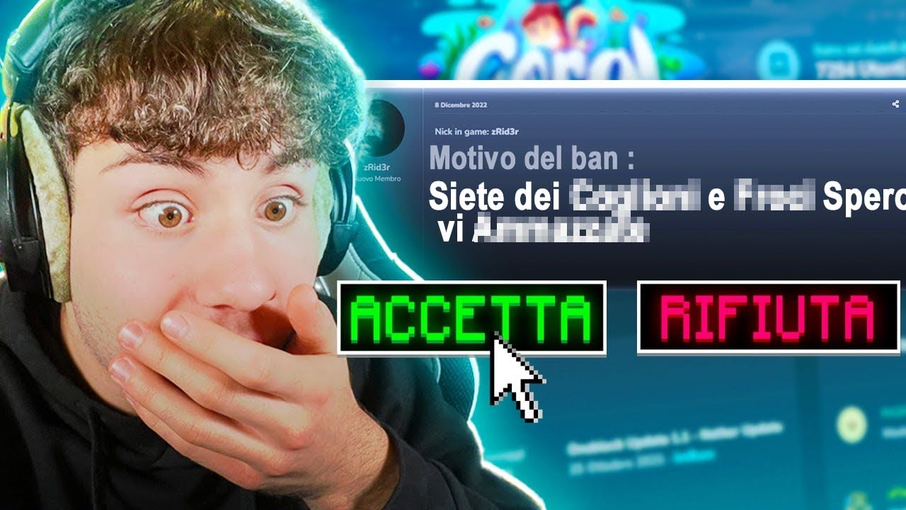 REAGISCO alle RICHIESTE UNBAN su CORALMC w/@sonoMrDomi