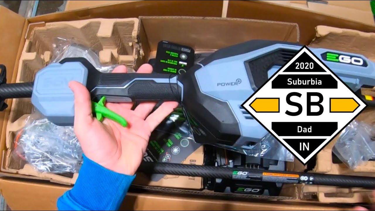 Распаковываем комплект EGO Carbon Fiber Multi-Head Weedeater and Edger Combo с Amazon