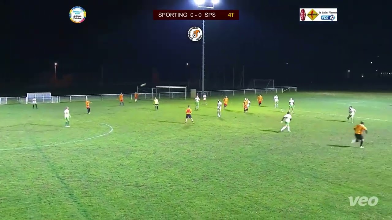 Résumé Foot Loisir Sporting - St Perdon 181225 0-1