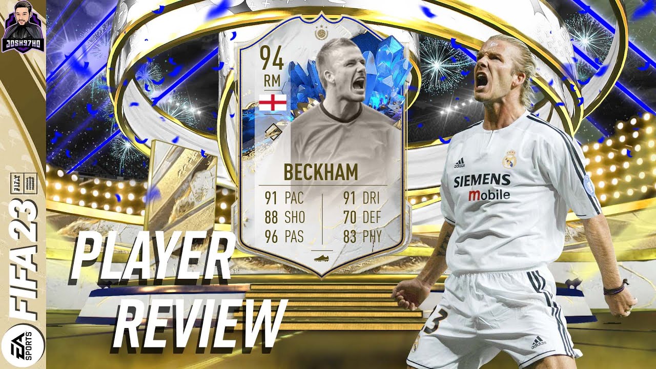 BEND IT LIKE BECKHAM 🤑! 94 TOTY ICON BECKHAM PLAYER REVIEW - FIFA 23 ULTIMATE TEAM