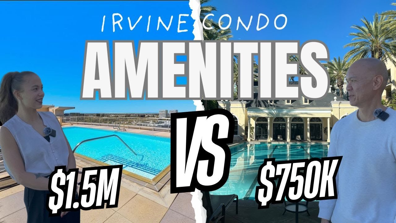 Luxury vs. Starter Condo Amenities - 3000 The Plaza vs Watermarke in Irvine