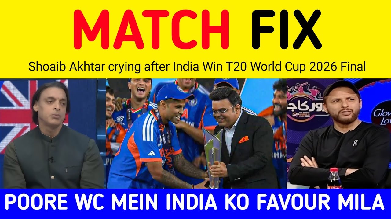 Pak Media Claim India Vs New Zealand Final Fixed | Pakistani Media on India Win T20 Wc 2026