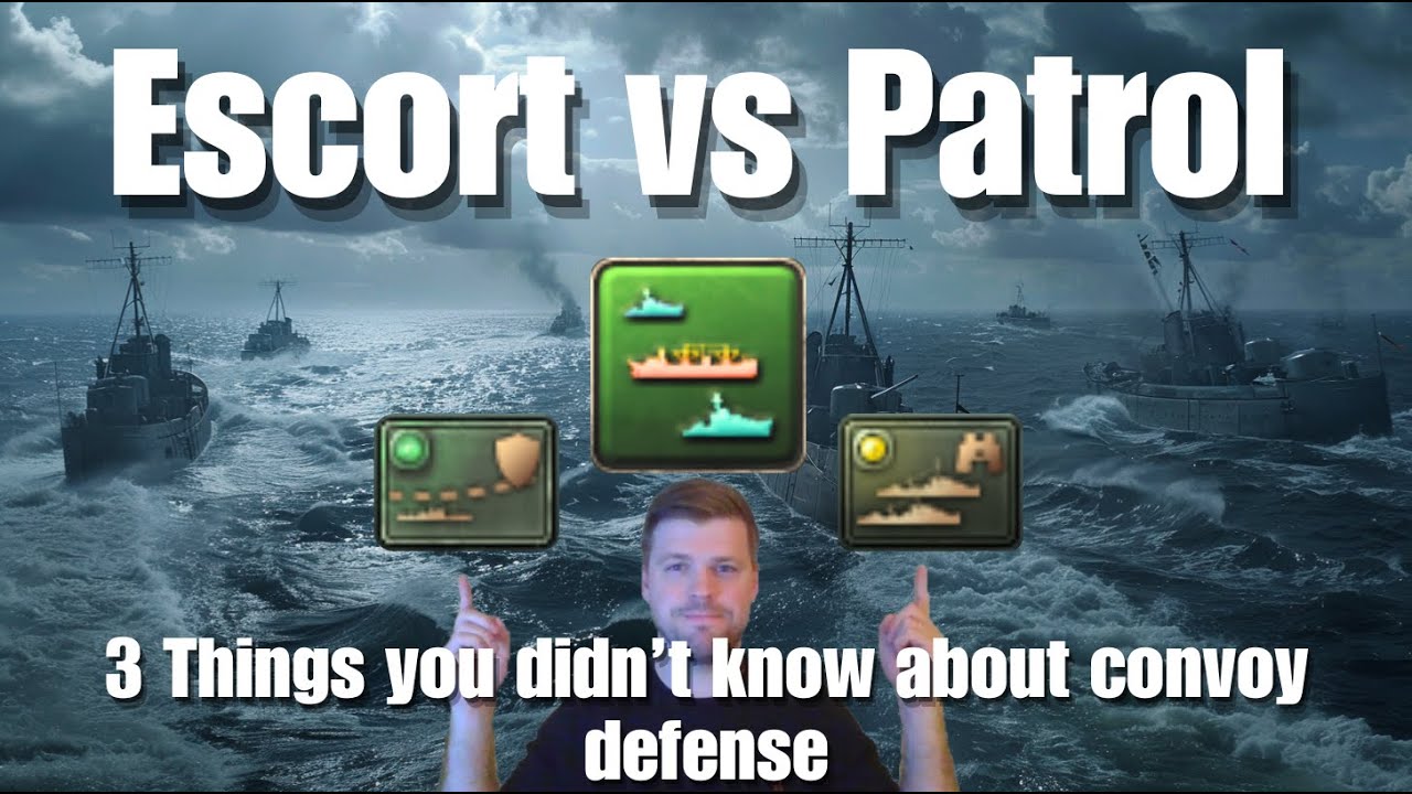 HOI4 Navy Guide - Convoy Escort vs Patrol Mission