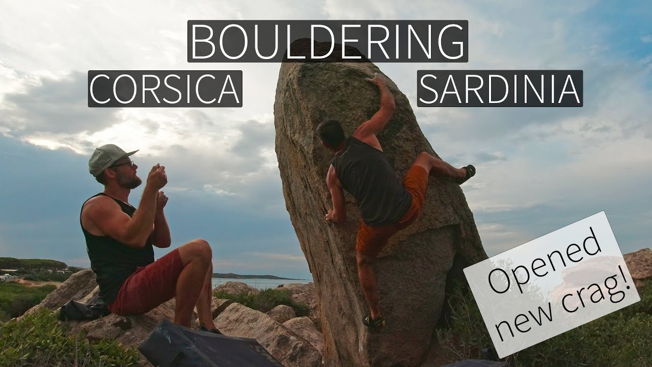 Bouldering Corsica and Sardinia Sept. 2021 - Opened a new Crag!