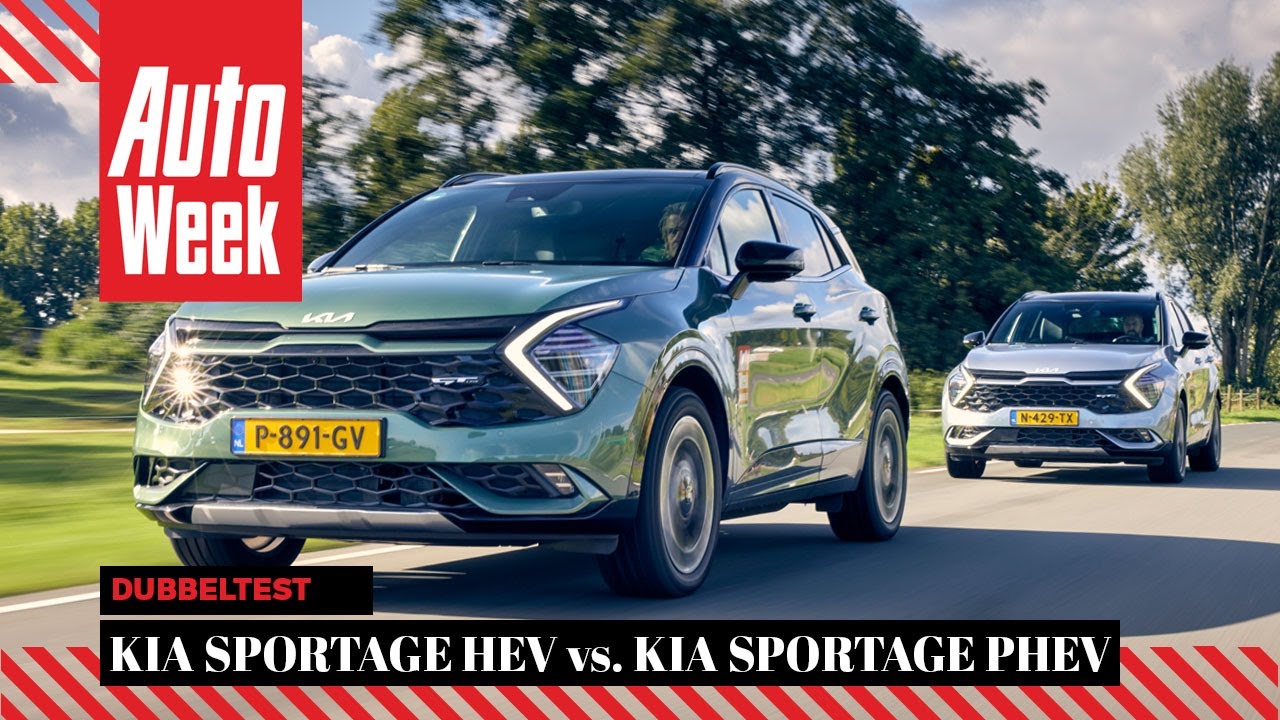 Kia Sportage HEV vs. Kia Sportage PHEV - AutoWeek Dubbeltest