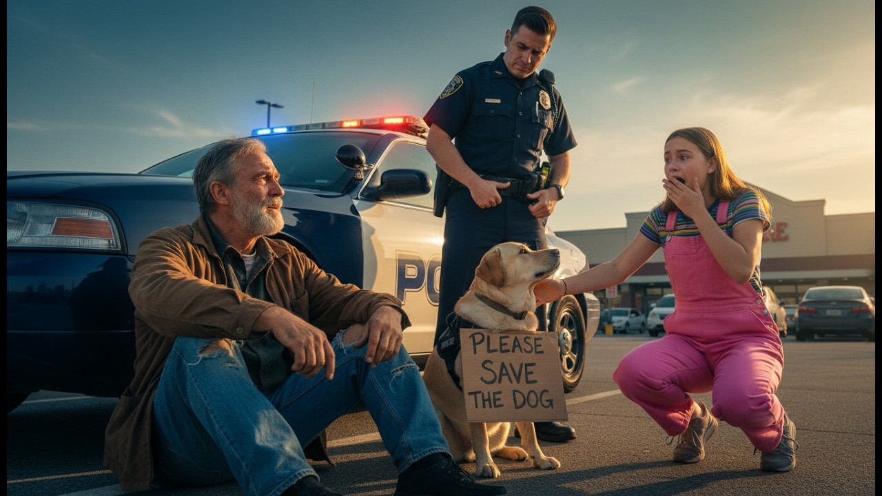 Can We Rescue That Police Dog, Dad? When He Saw The Tag, He Broke Down in Tears