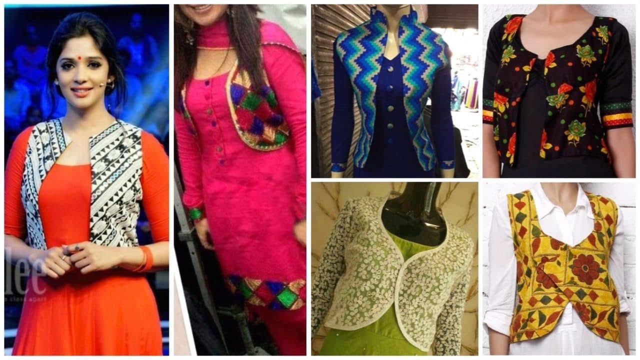 Kurti with jacket for girls/new design kurti with jacket/unique design kurti with jacket for girls