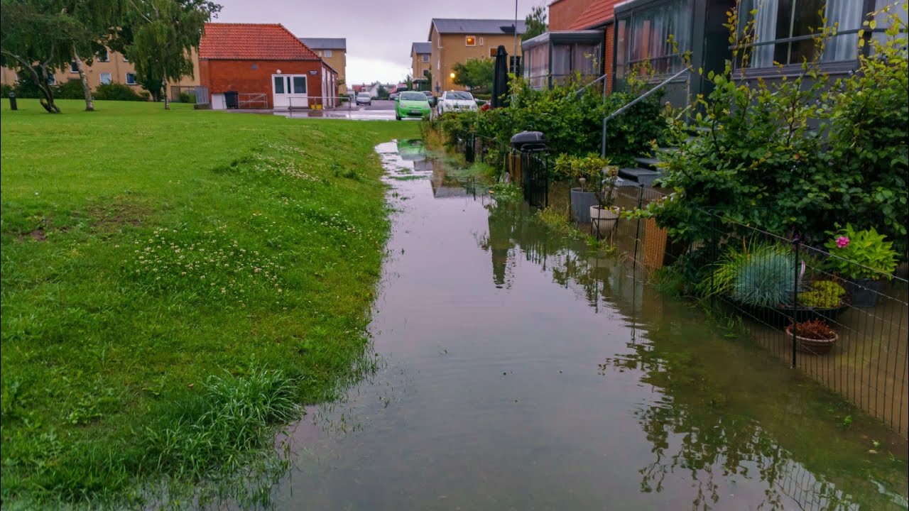 22.07.25 Voldsomt regnvejr over Korsør