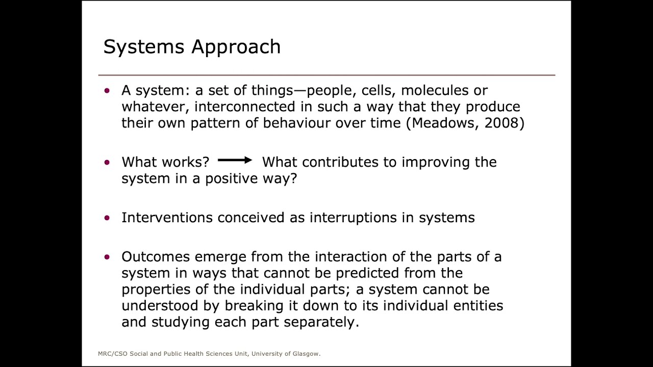 Moving Towards a Complex Systems Approach to Health Intervention Research