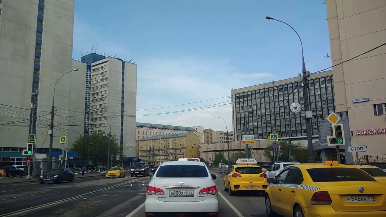 . Москва-Третьяковская-Ленинский проспект-МЕГА. Поездка на автомобиле