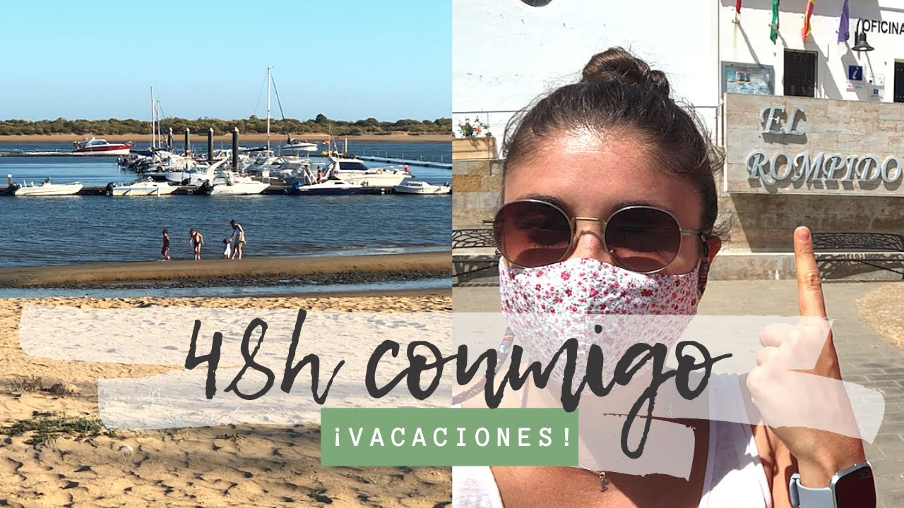 Por fin VACACIONES!! ☀️🏖48H conmigo de viaje y de vacaciones con la familia en la playa de HUELVA