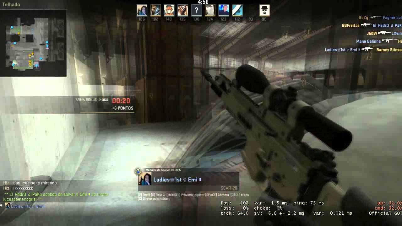 CS:GO_ ♀ Emi ღ - Mata-Mata com Teco-Teco sem mira