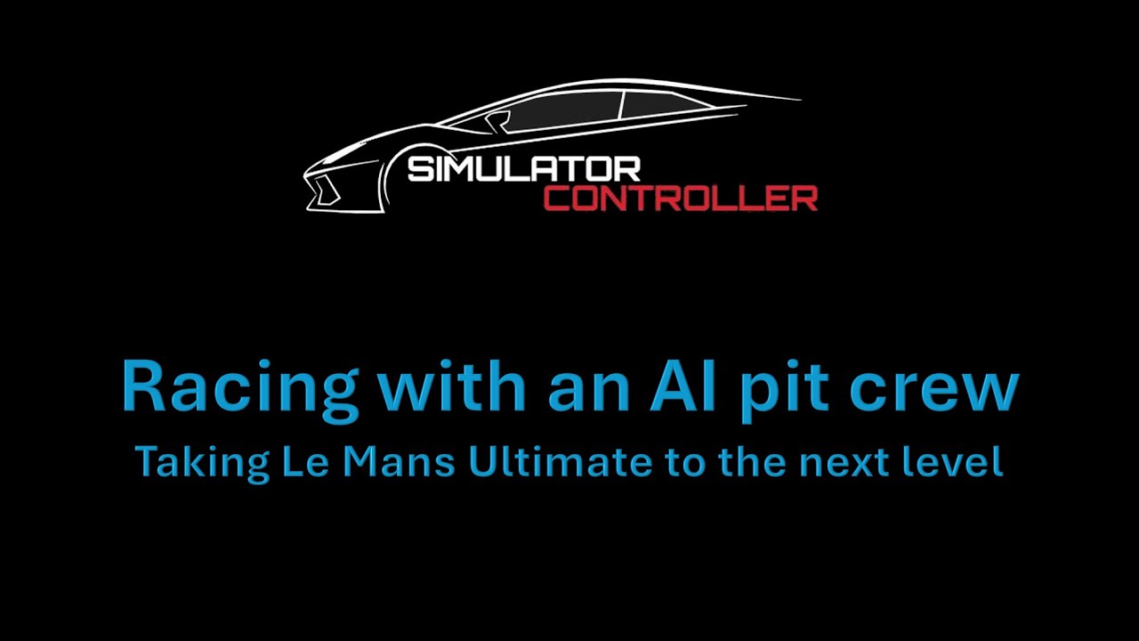 Running an LMU race with an AI pit crew