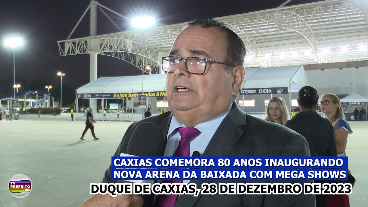 Caxias comemora aniversário de 80 anos inaugurando Nova Arena da Baixada com mega shows até dia 31
